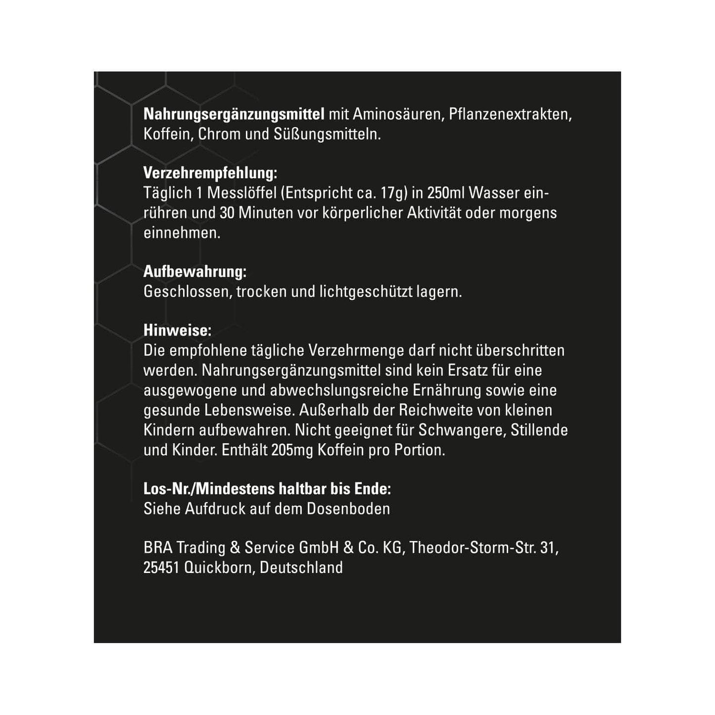 Lean Apple Premium Pre-Workout Booster - Geschmack: Apfel