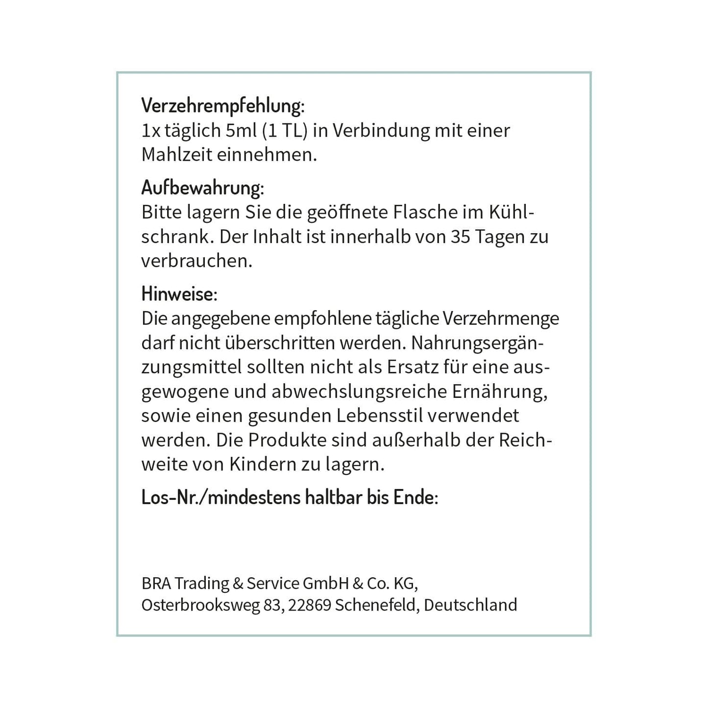 Omega 3 flüssig mit Vitaminen und Antioxidantien - Geschmack: Lemongrass