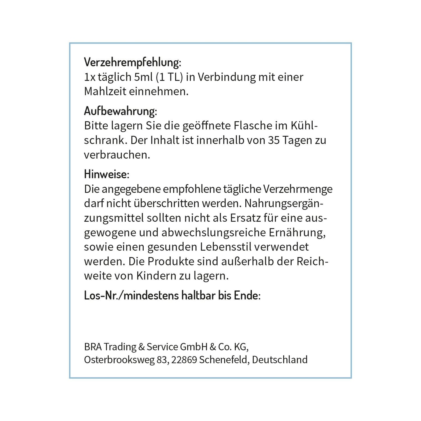 Omega 3 flüssig mit Vitaminen und Antioxidantien - Geschmack: natürlich