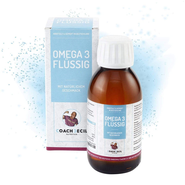 Omega 3 flüssig mit Vitaminen und Antioxidantien - Geschmack: natürlich