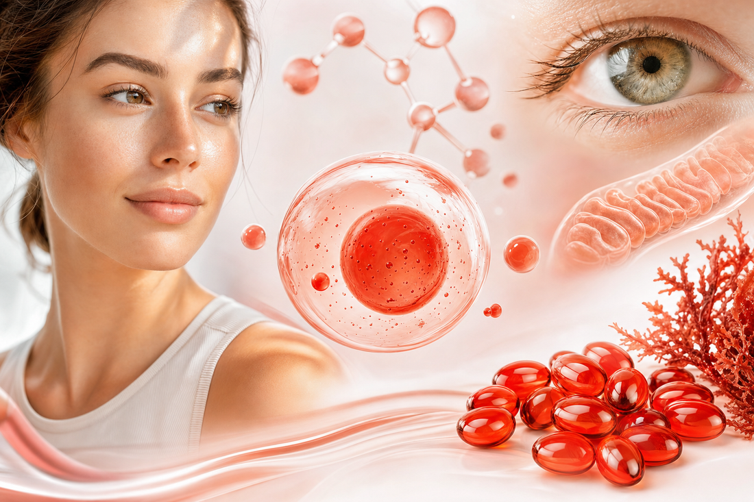Astaxanthin Wirkung: Warum das stärkste natürliche Antioxidans Haut, Augen und Mitochondrien schützt – aktueller Forschungsstand
