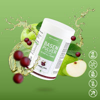 Basencitrat mit Vitamin C aus Camu-Camu, D3, K2, Magnesium und Calcium - Geschmack: Apfel Basenpulver