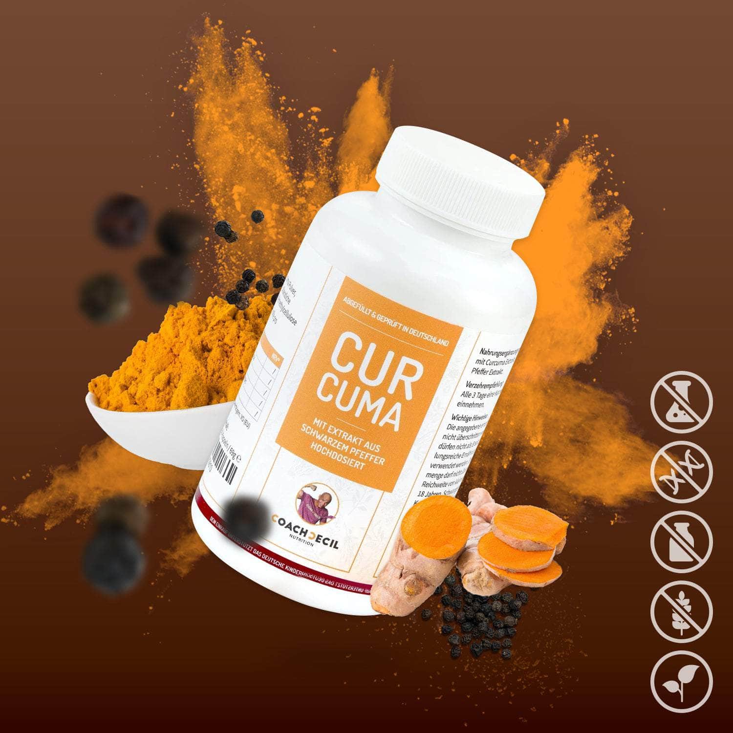 curcuma kapseln piperin hohe bioverfügbarkeit