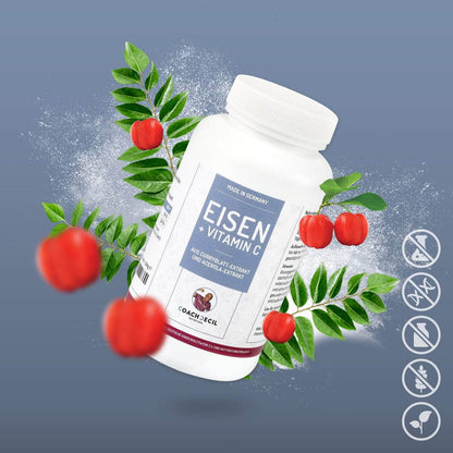 Natürliches Vitamin C + Eisen aus Curryblatt-Extrakt - vegan