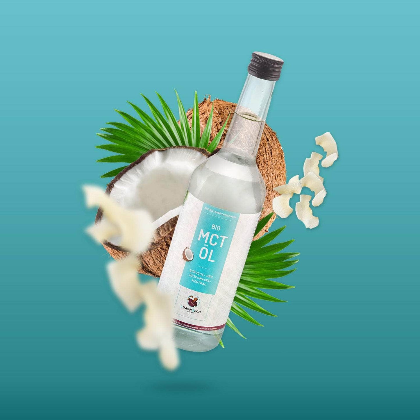 BIO MCT-Öl aus 100% Kokosöl ohne Zusatzstoffe - 500ml