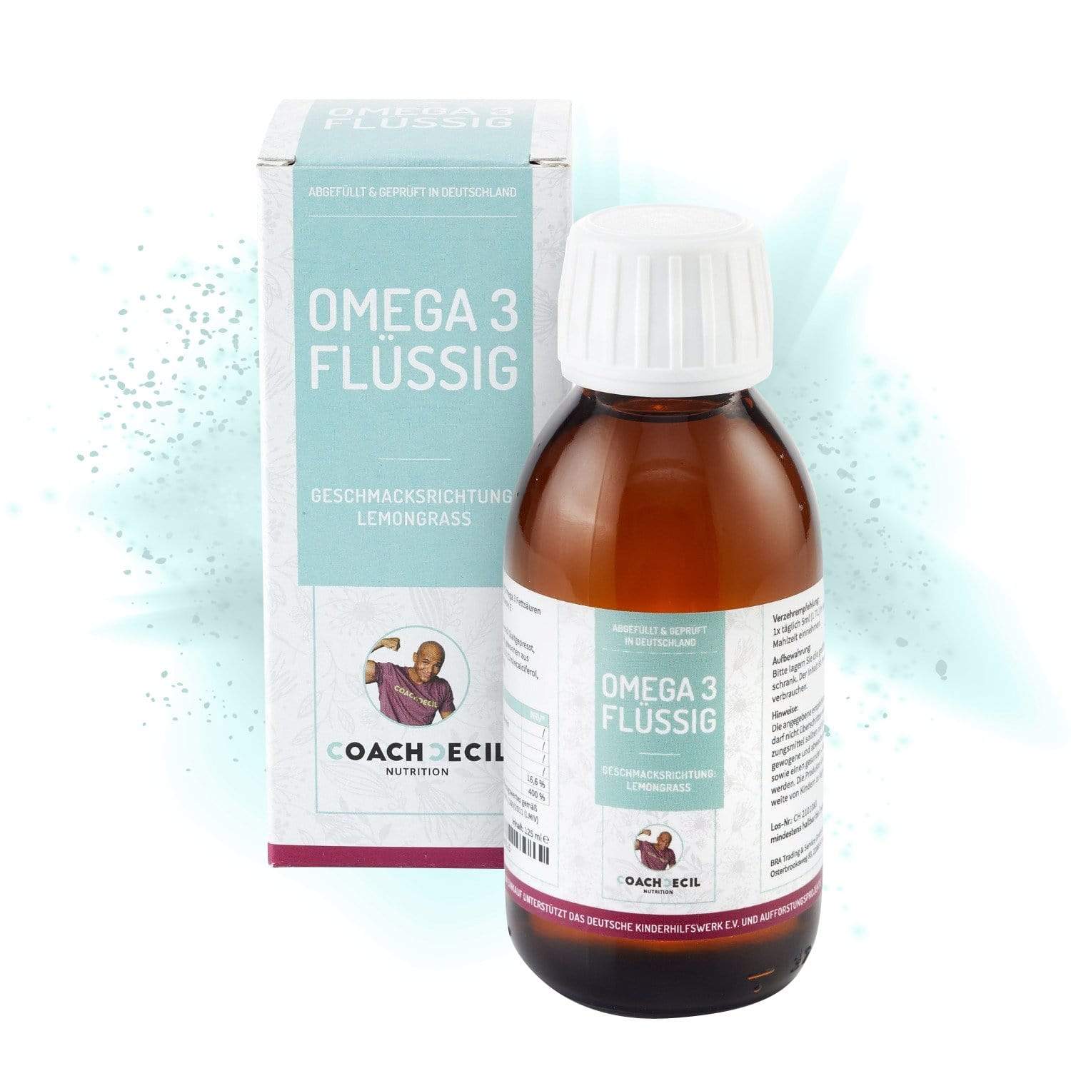 omega 3 flüssig tropfen lemongrass vitamin e