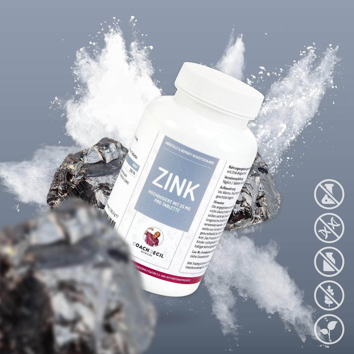 zink mineralstoff spurenelement erholung