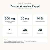 Ashwagandha: das steckt in einer Portion (Nährstoffe, Zutaten)