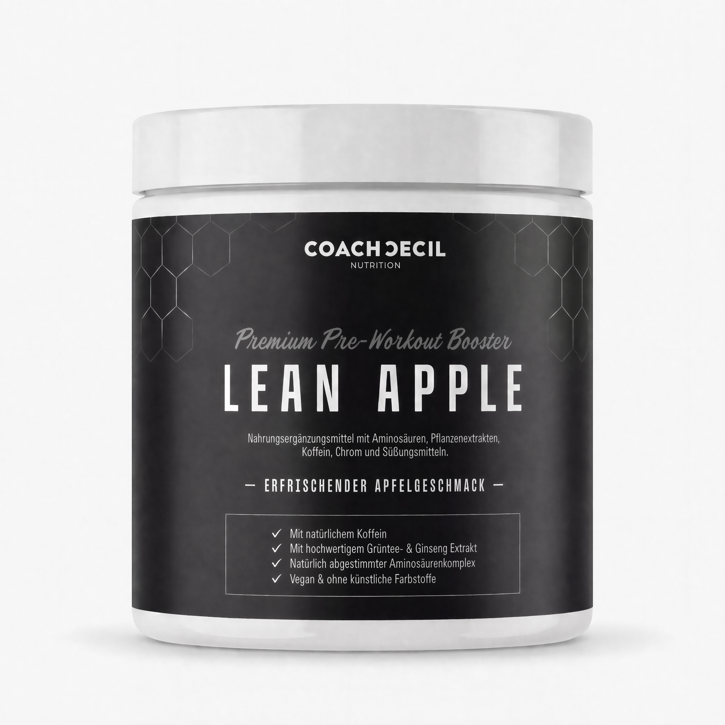 Lean Apple Premium Pre-Workout Booster - Geschmack: Apfel