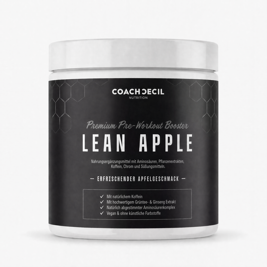 Lean Apple Premium Pre-Workout Booster - Geschmack: Apfel