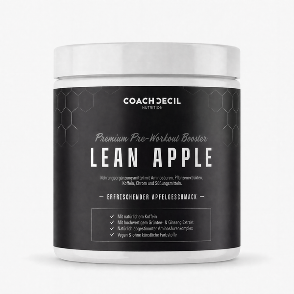 Lean Apple Premium Pre-Workout Booster - Geschmack: Apfel