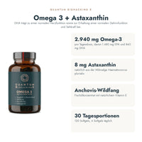 Omega 3 + Astaxanthin: die wichtigsten Fakten auf einen Blick