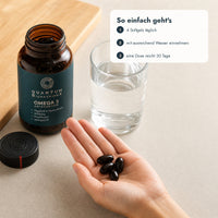 Omega 3 + Astaxanthin: so einfach geht's – Verzehrempfehlung in drei Schritten